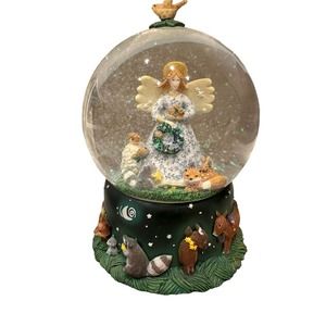 Peace on Earth Angel Snow Globe Christmas Holiday